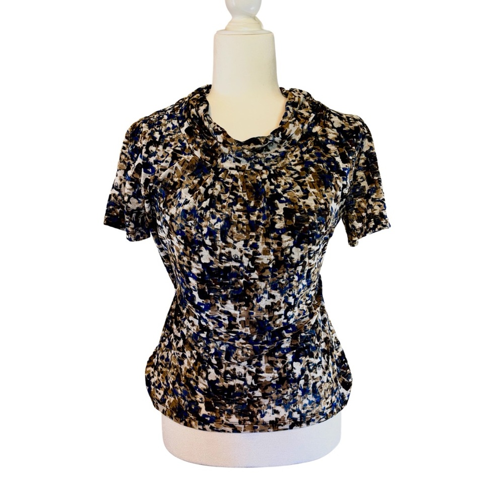 Jones New York Cowl Neck Blouse Size S